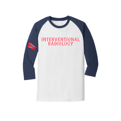 NAVY BIDMC INTERVENTIONAL RADIOLOGY  NURSES NIGHT RAGLAN TEE