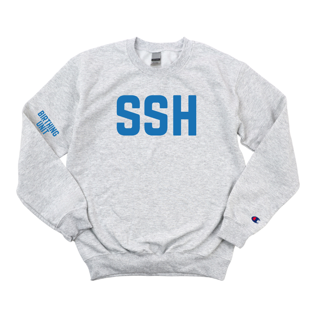 SSH SARA- BIRTHING UNT CHAMPION CREWNECK CLEARANCE