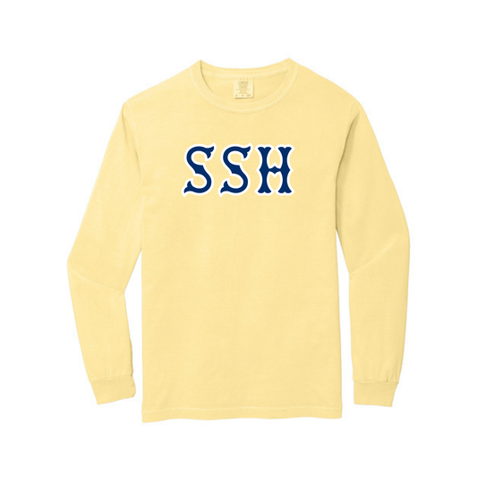 SSH NAVY SOX LETTERS LONG SLEEVE