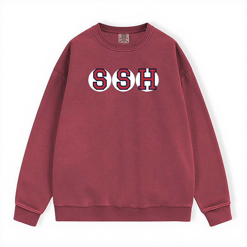 SSH RETIRED SOX LETTERS CREWNECK