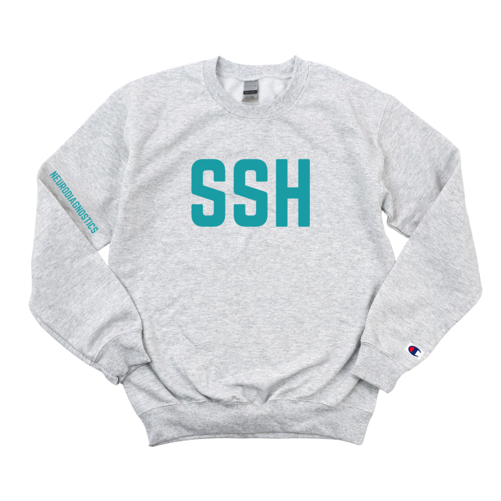 TEAL SSH EEG - NEURODIAGNOSTICS CHAMPION CREWNECK