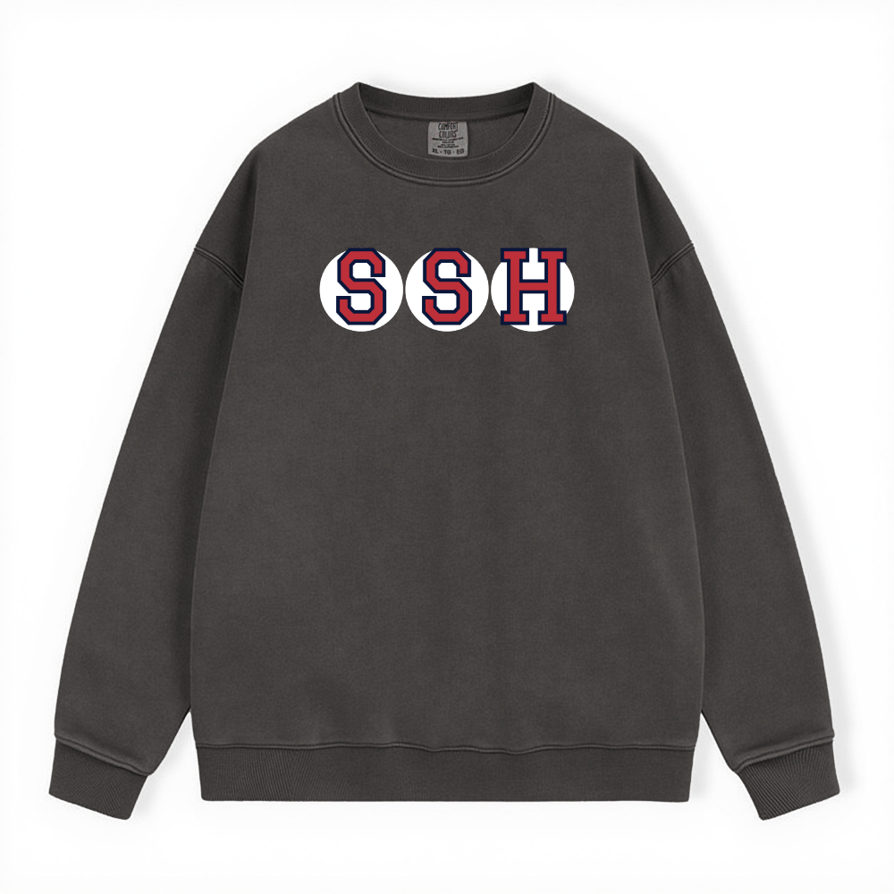 SSH RETIRED SOX LETTERS CREWNECK