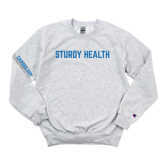 ROYAL BLUE STURDY CARDIOLOGY  CHAMPION CREWNECK
