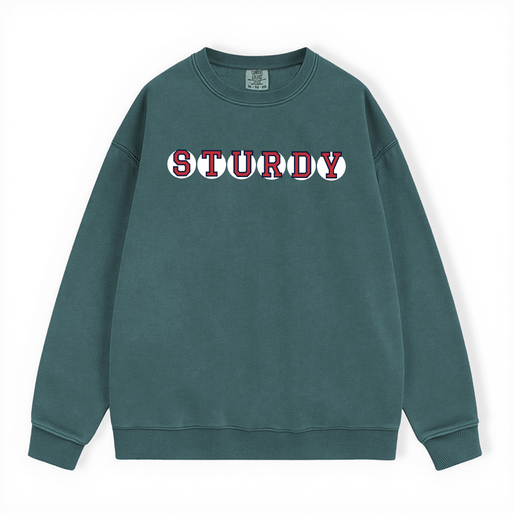 STURDY RETIRED SOX LETTERS CREWNECK