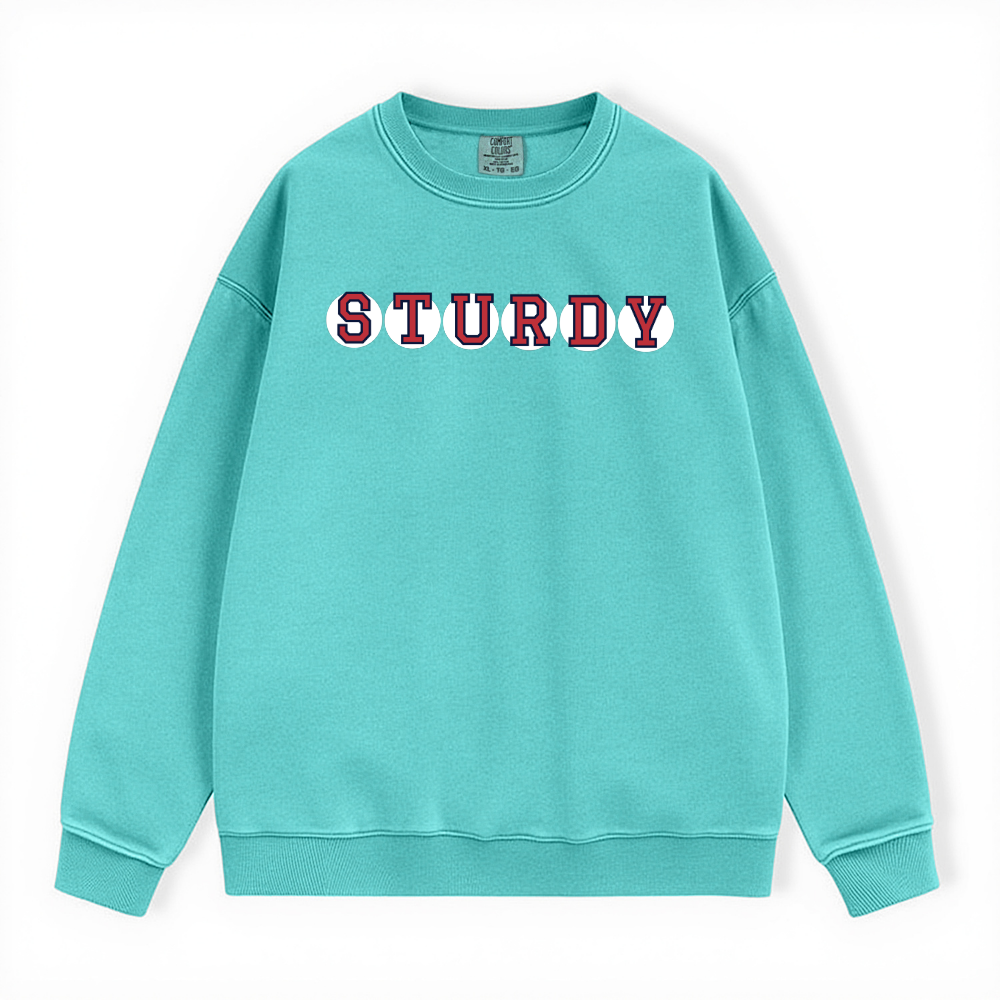 STURDY RETIRED SOX LETTERS CREWNECK
