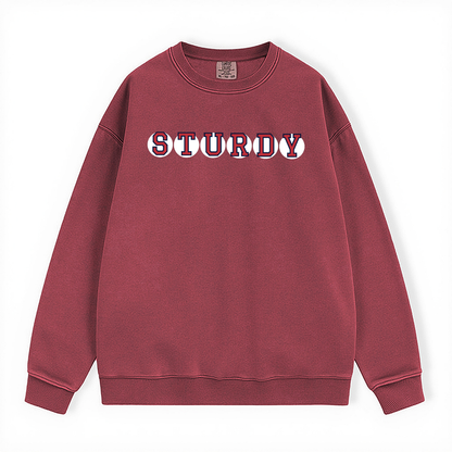 STURDY RETIRED SOX LETTERS CREWNECK