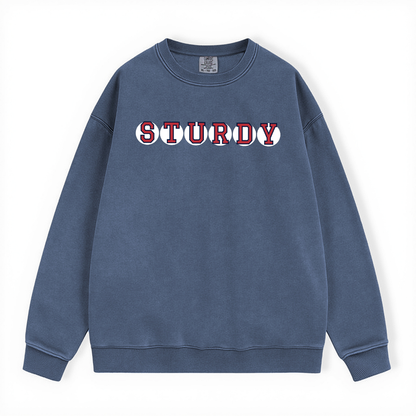 STURDY RETIRED SOX LETTERS CREWNECK