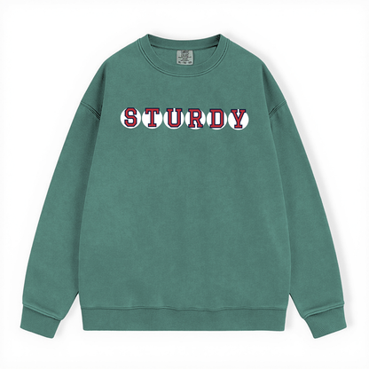 STURDY RETIRED SOX LETTERS CREWNECK