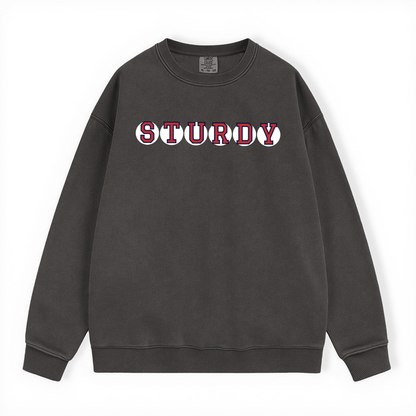 STURDY RETIRED SOX LETTERS CREWNECK