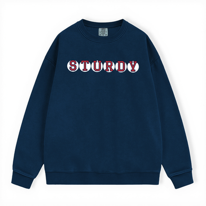 STURDY RETIRED SOX LETTERS CREWNECK