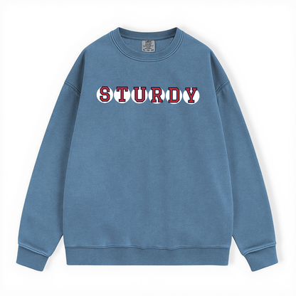 STURDY RETIRED SOX LETTERS CREWNECK