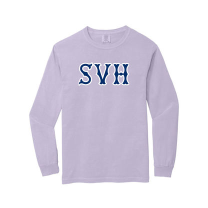 SVH NAVY SOX LETTERS LONG SLEEVE