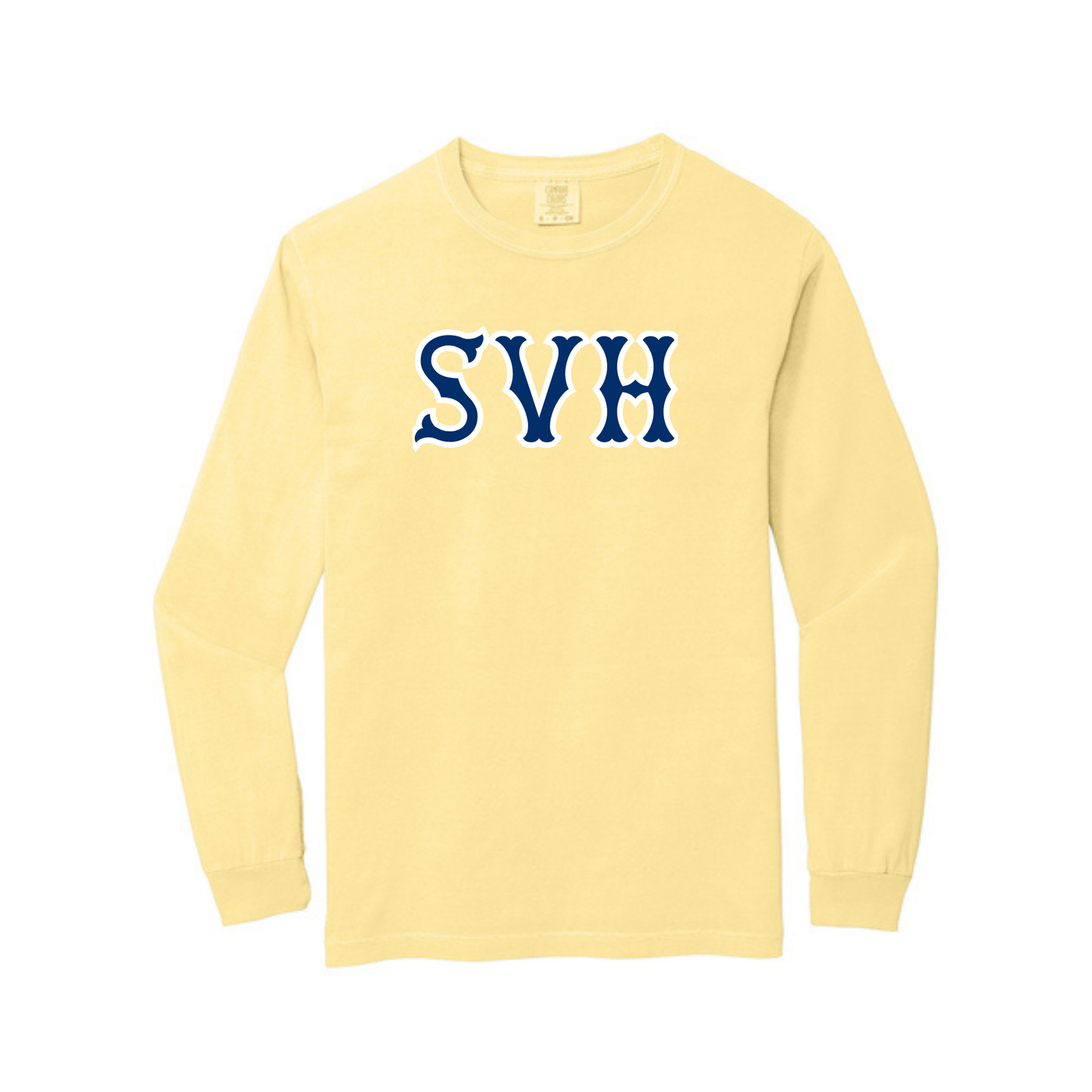 SVH NAVY SOX LETTERS LONG SLEEVE