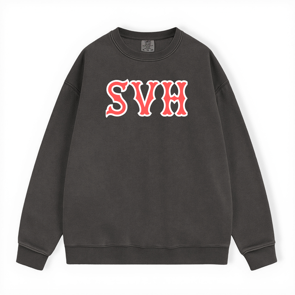 SVH SOX LETTERS CREWNECK