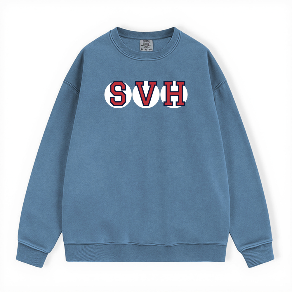 SVH RETIRED SOX LETTERS CREWNECK