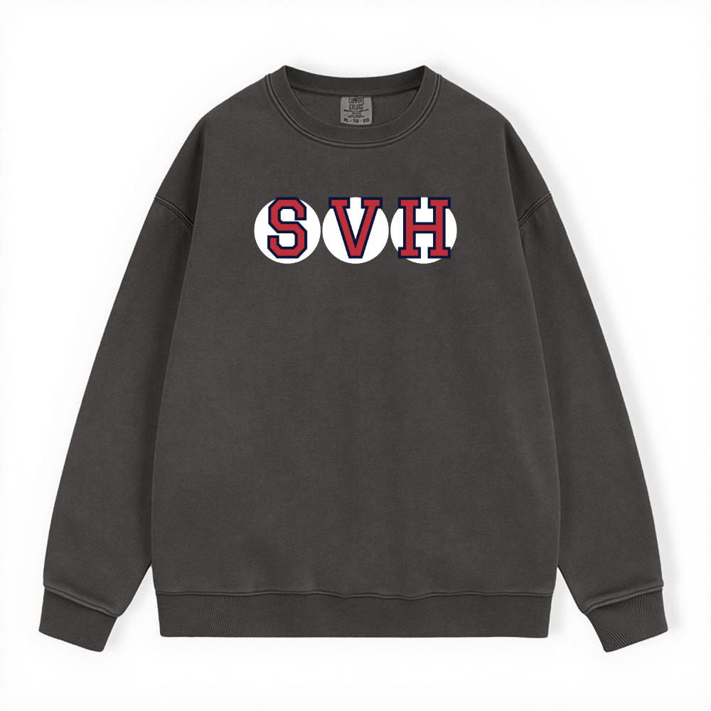 SVH RETIRED SOX LETTERS CREWNECK