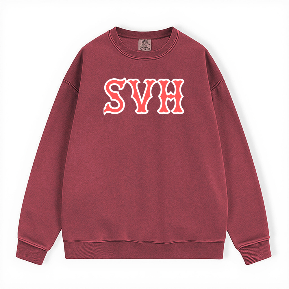 SVH SOX LETTERS CREWNECK