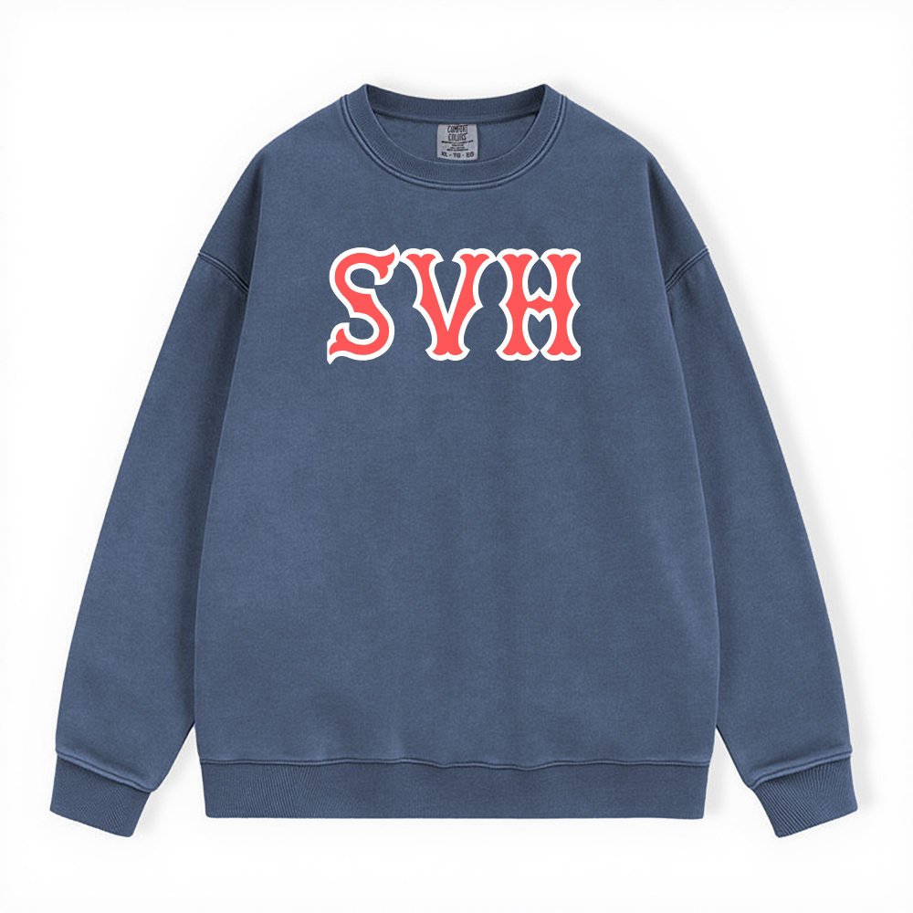 SVH SOX LETTERS CREWNECK