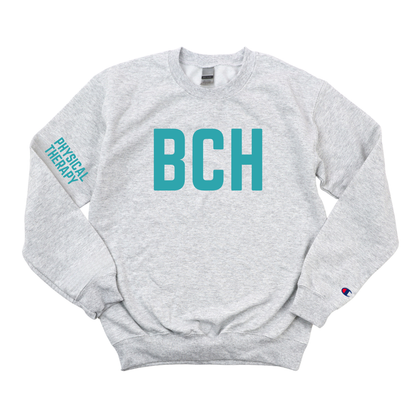 TEAL BCH PT - PHYSICAL THERAPY CHAMPION CREWNECK