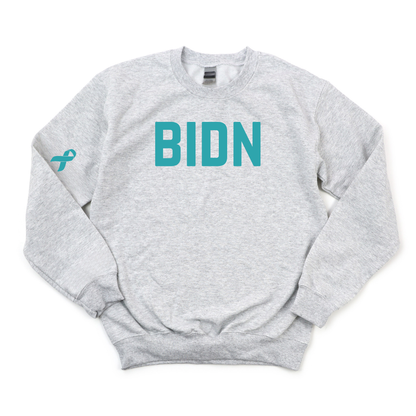 BIDN OVARIAN CANCER AWARENESS CHAMPION CREWNECK