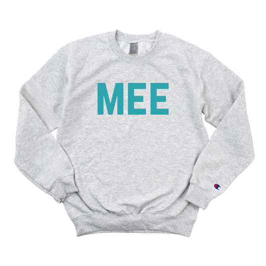 TEAL MEE  CHAMPION CREWNECK - CLERANCE