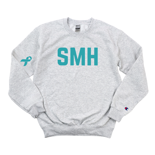 SMH OVARIAN CANCER AWARENESS CHAMPION CREWNECK