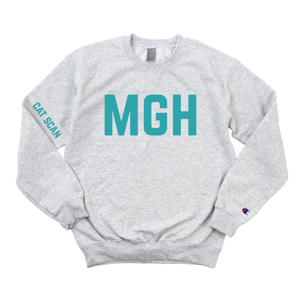 TEAL MGH IMAGING - CAT SCAN CHAMPION CREWNECK
