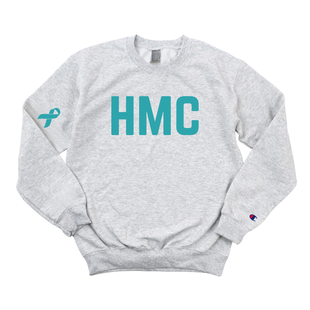 HMC OVARIAN CANCER AWARENESS CHAMPION CREWNECK