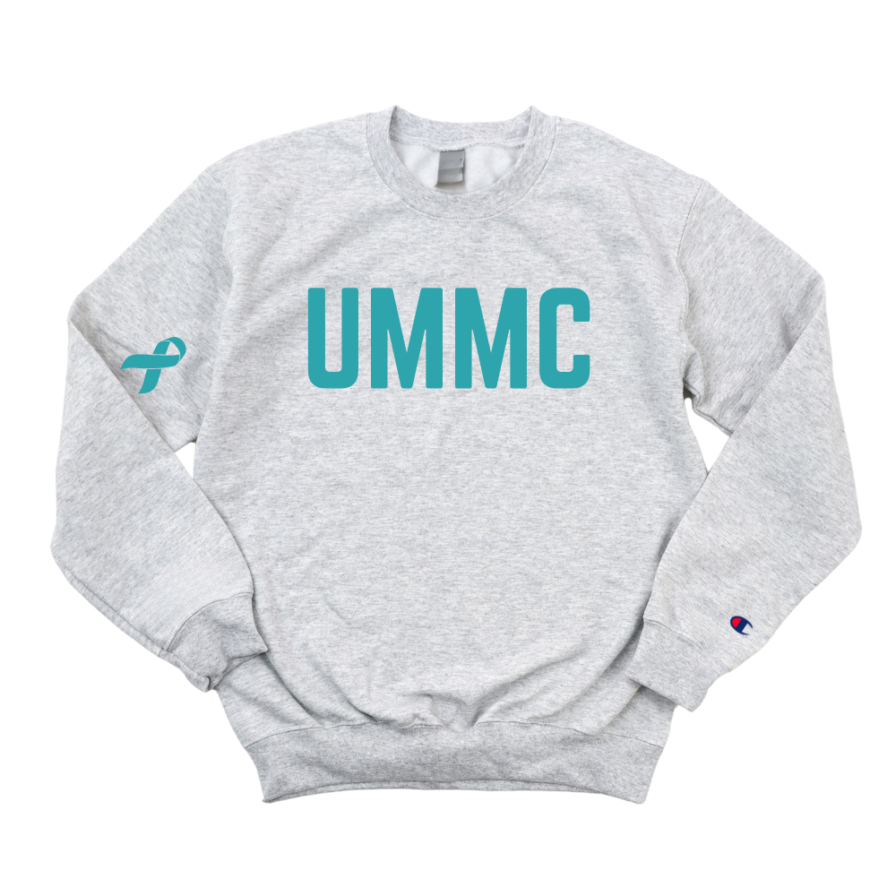 UMMC OVARIAN CANCER AWARENESS CHAMPION CREWNECK