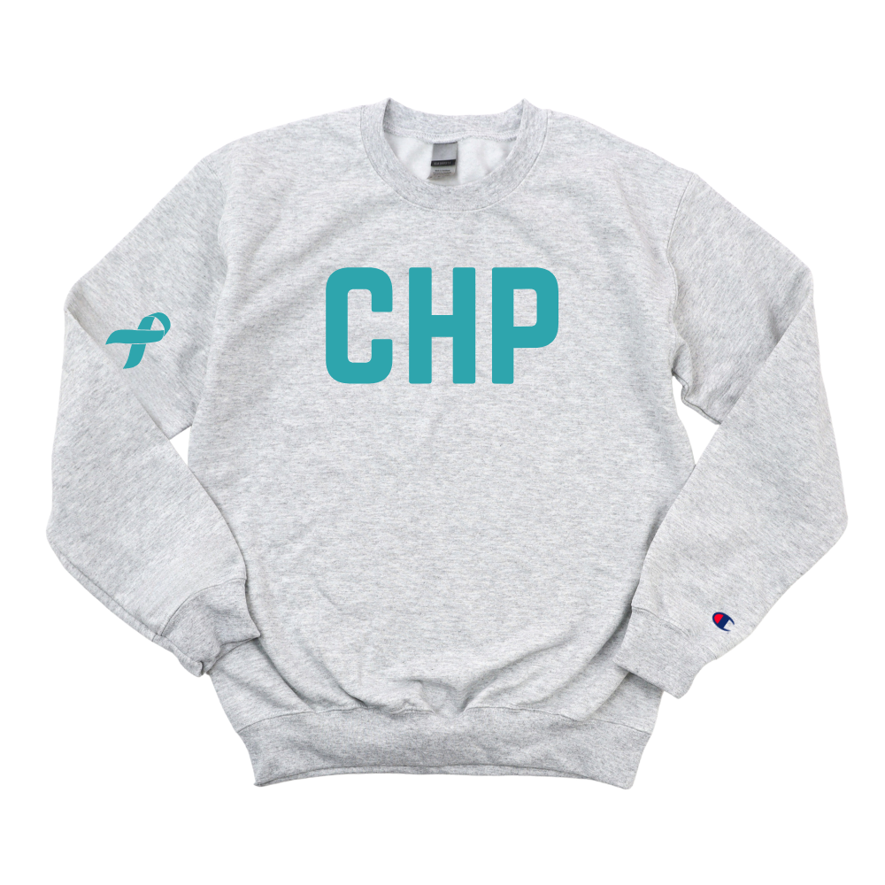 CHP OVARIAN CANCER AWARENESS CHAMPION CREWNECK