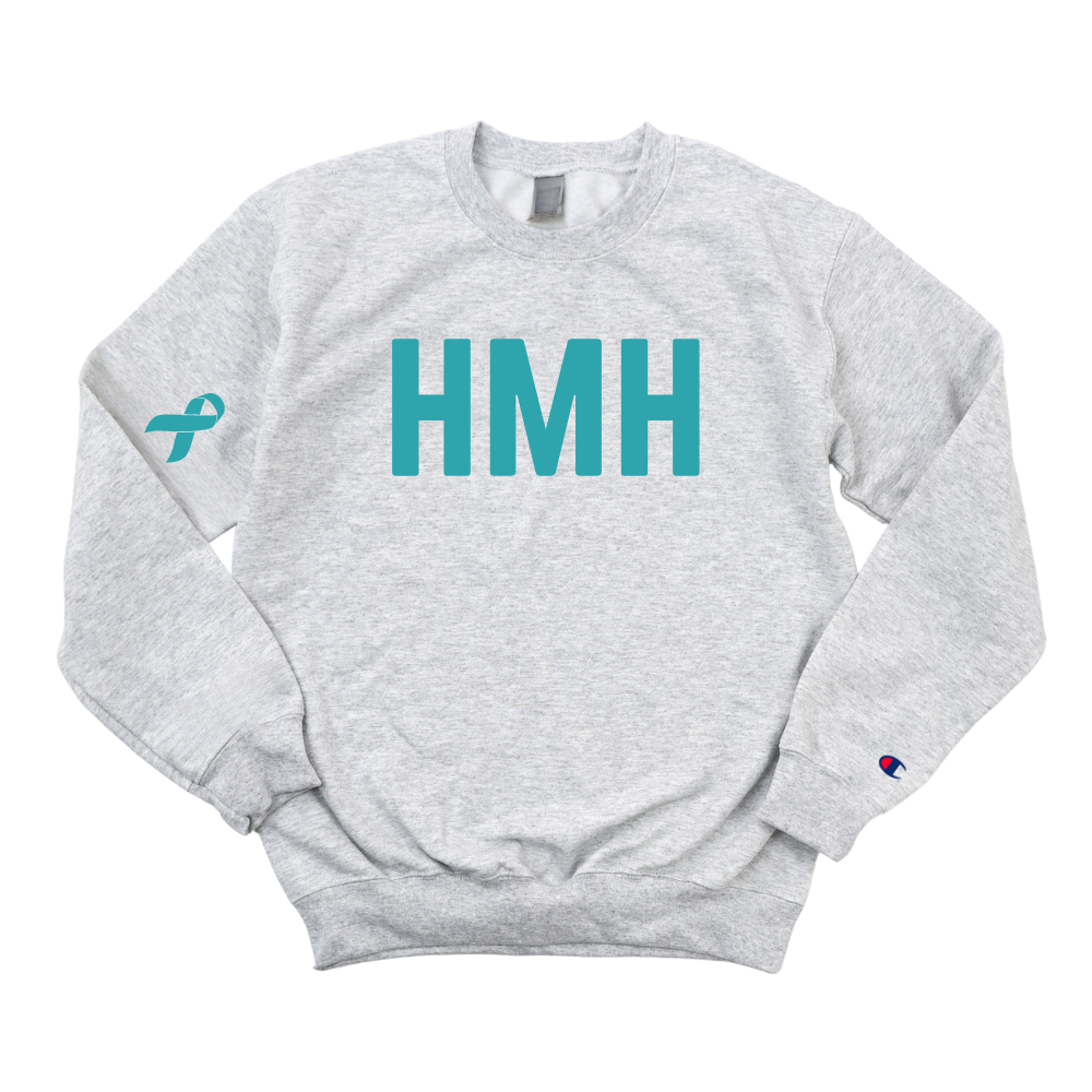 HMH OVARIAN CANCER AWARENESS CHAMPION CREWNECK