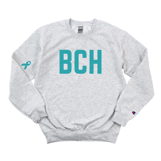 BCH OVARIAN CANCER AWARENESS CHAMPION CREWNECK