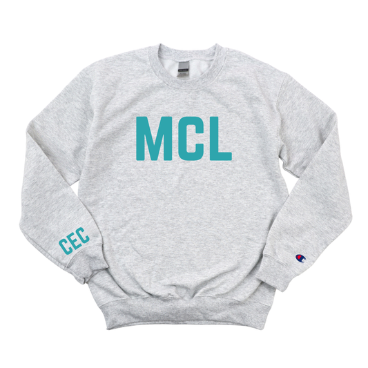 TEAL MCL - CEC CHAMPION CREWNECK