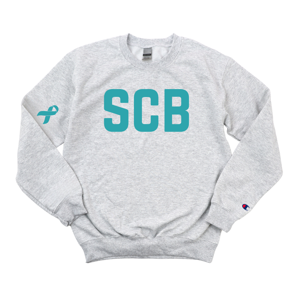 SCB OVARIAN CANCER AWARENESS CHAMPION CREWNECK