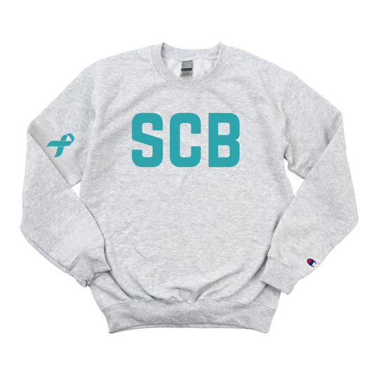 SCB OVARIAN CANCER AWARENESS CHAMPION CREWNECK