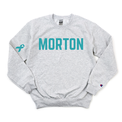 MORTON OVARIAN CANCER AWARENESS CHAMPION CREWNECK
