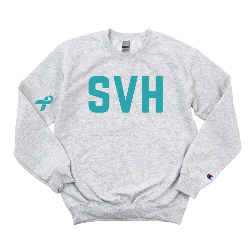 SVH OVARIAN CANCER AWARENESS CHAMPION CREWNECK