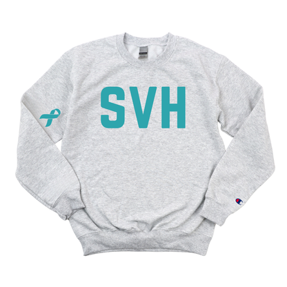 SVH OVARIAN CANCER AWARENESS CHAMPION CREWNECK