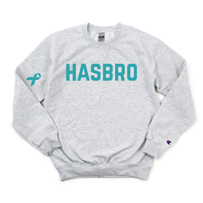 HASBRO OVARIAN CANCER AWARENESS CHAMPION CREWNECK