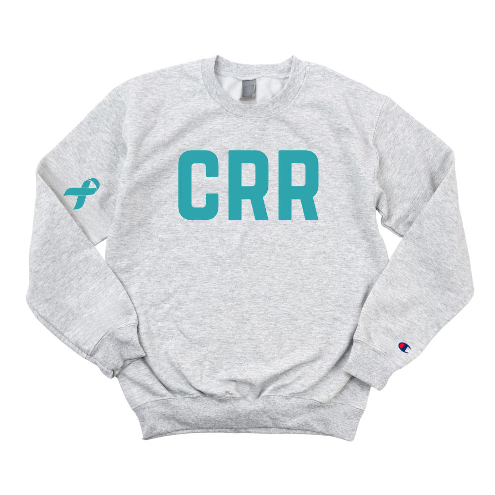 CRR OVARIAN CANCER AWARENESS CHAMPION CREWNECK