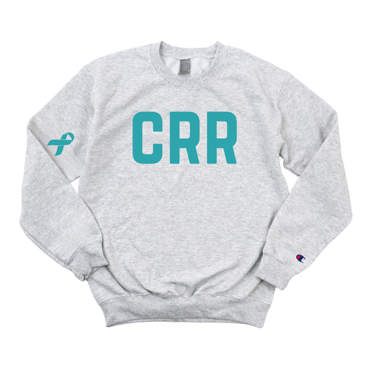 CRR OVARIAN CANCER AWARENESS CHAMPION CREWNECK