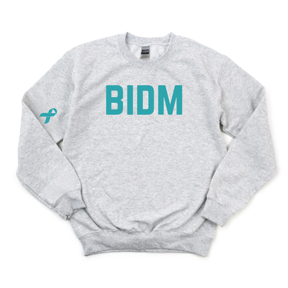 BIDM OVARIAN CANCER AWARENESS CHAMPION CREWNECK