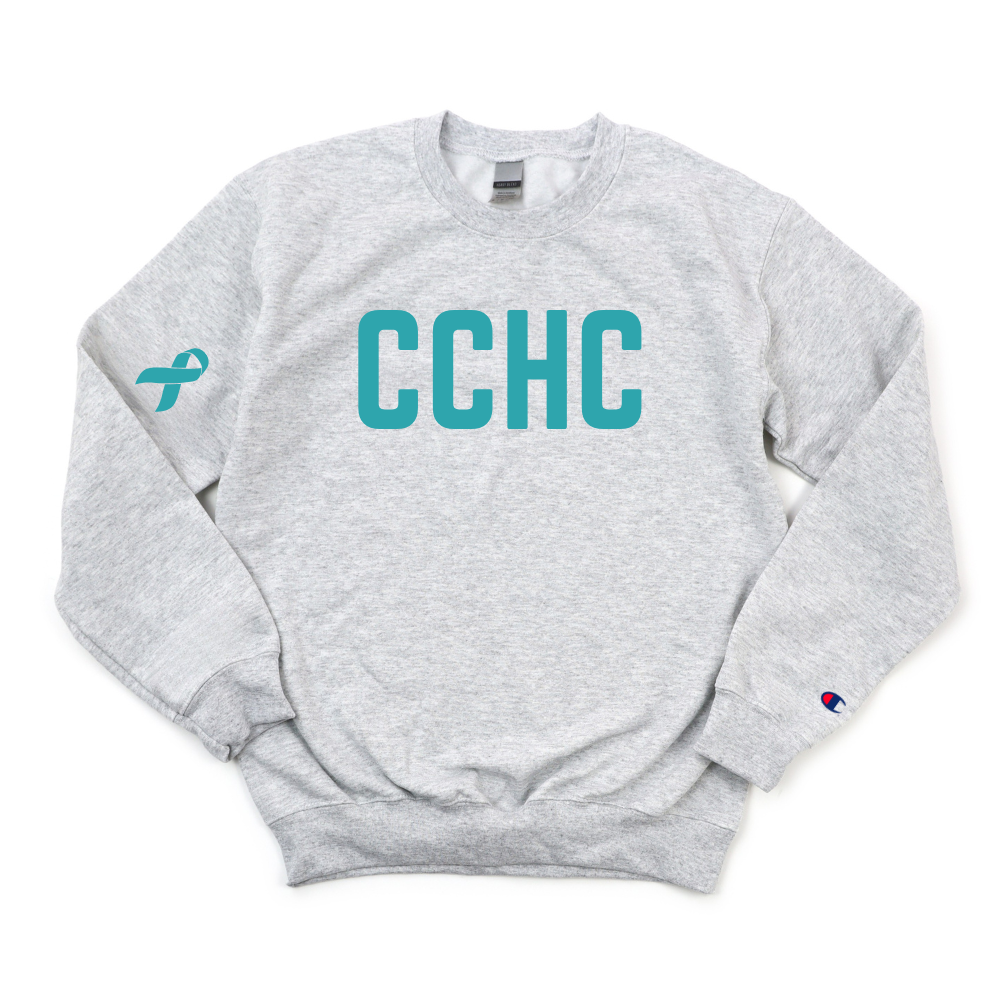 CCHC OVARIAN CANCER AWARENESS CHAMPION CREWNECK