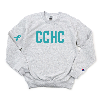CCHC OVARIAN CANCER AWARENESS CHAMPION CREWNECK