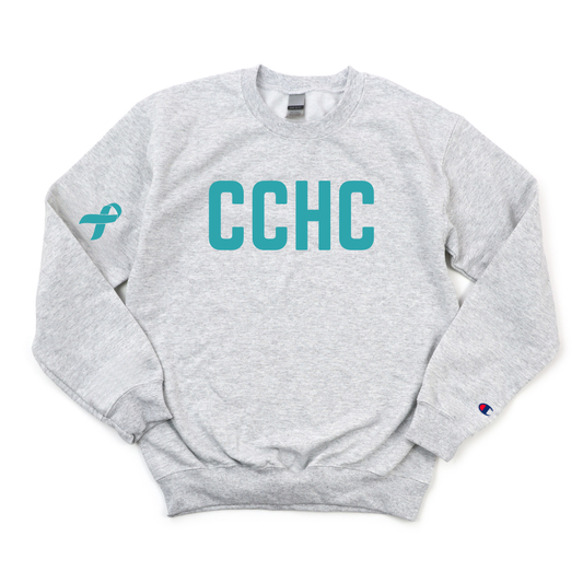 CCHC OVARIAN CANCER AWARENESS CHAMPION CREWNECK