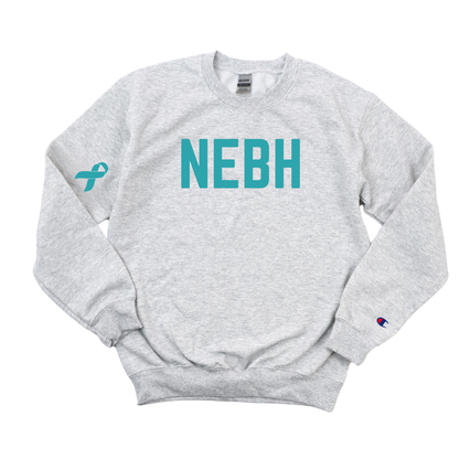 NEBH OVARIAN CANCER AWARENESS CHAMPION CREWNECK