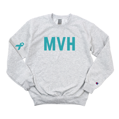 MVH OVARIAN CANCER AWARENESS CHAMPION CREWNECK