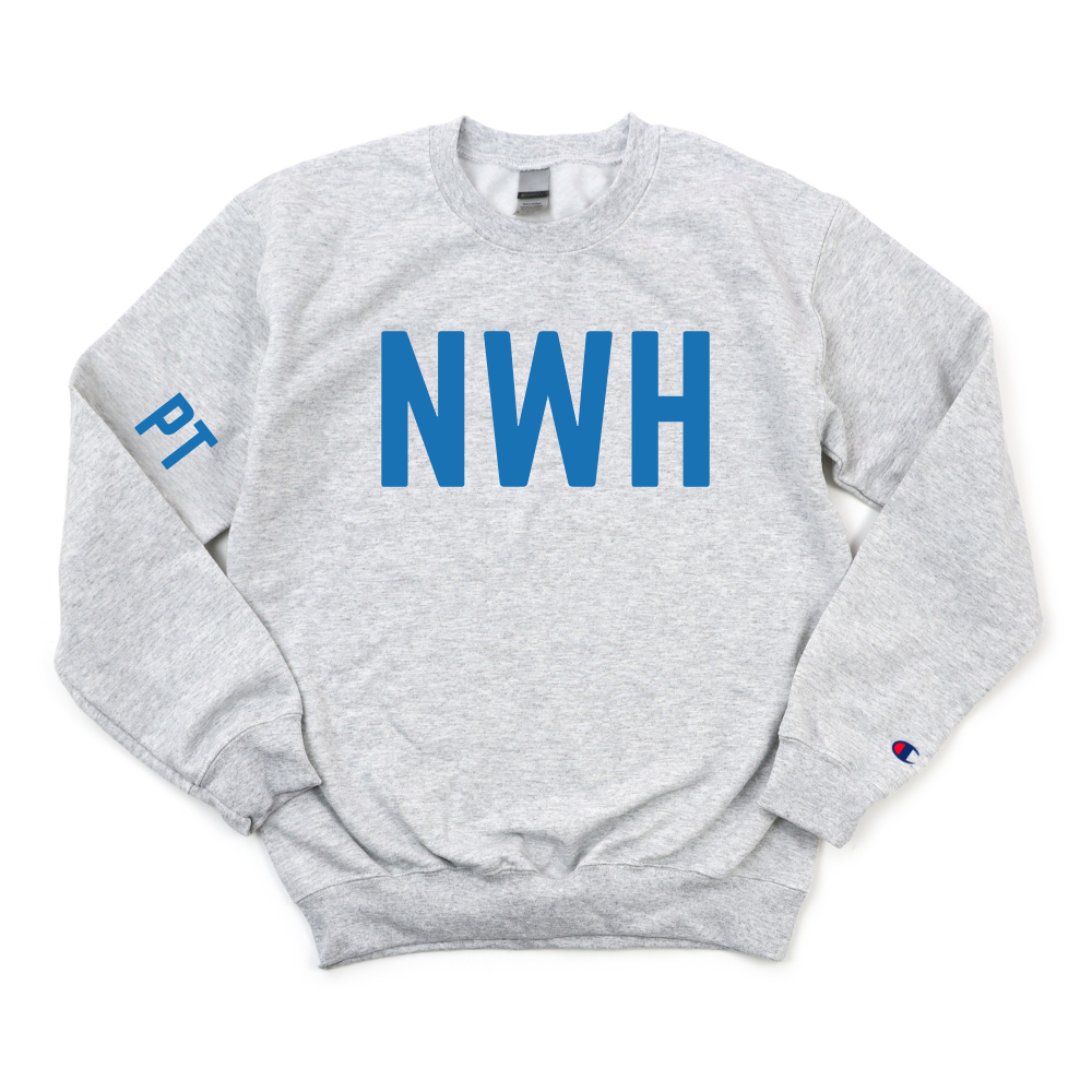 ROYAL BLUE NWH REHAB CHAMPION CREWNECK