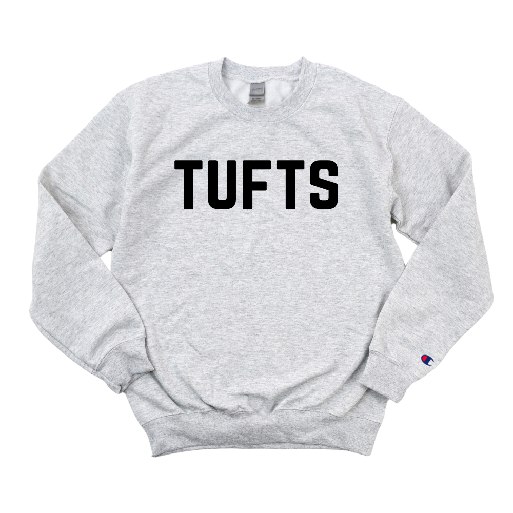 TUFTS MA CHAMPION CREWNECK