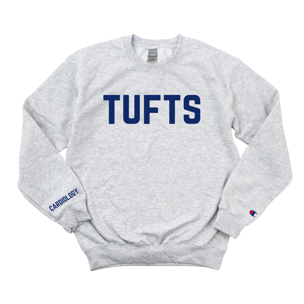 NAVY TUFTS CARDIOLOGY CHAMPION CREWNECK